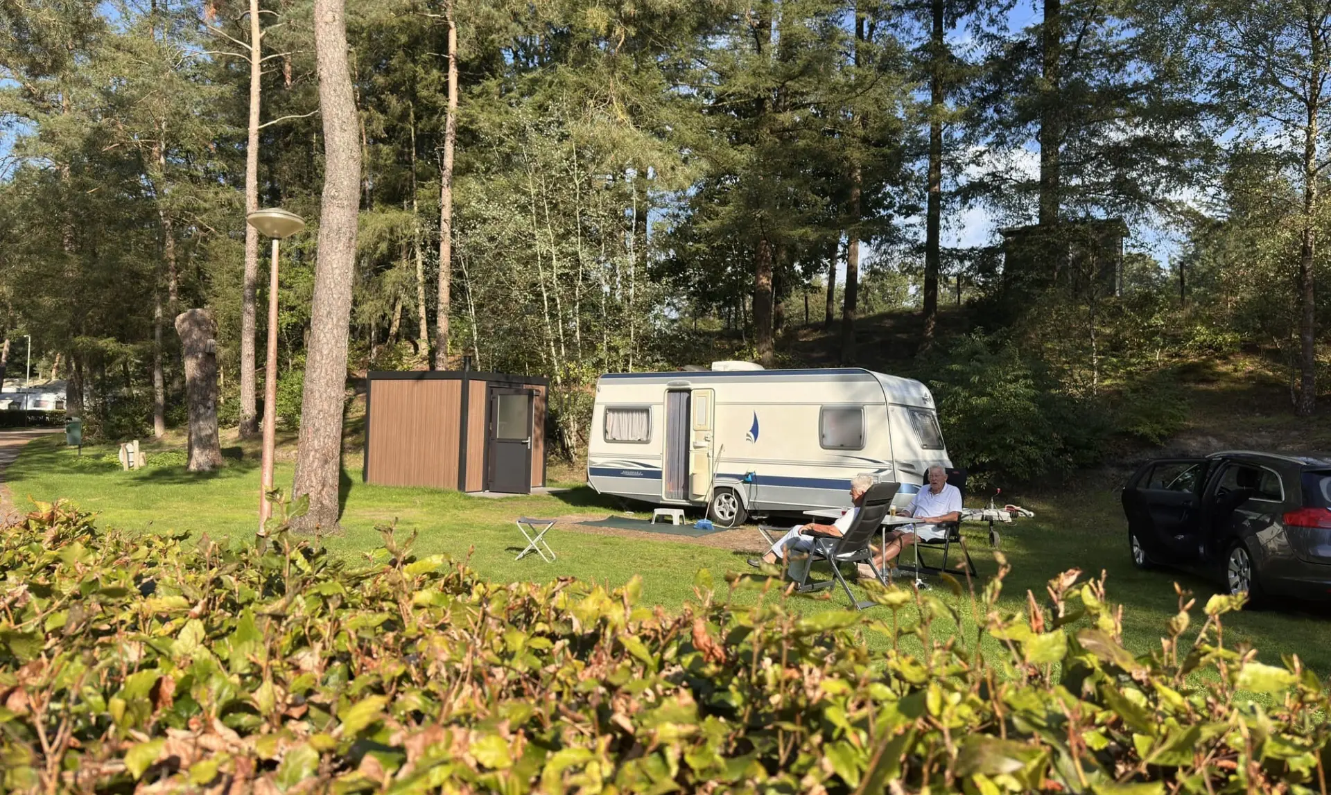 Camping Veluwe met privé sanitair vaatwasser 6