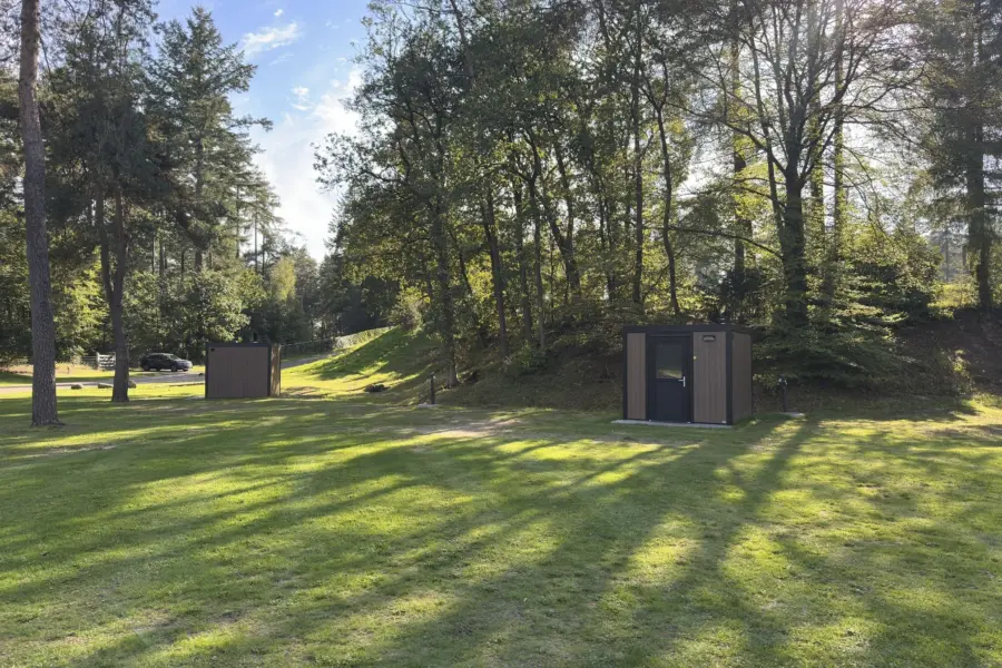 Camping Veluwe met privé sanitair vaatwasser 2
