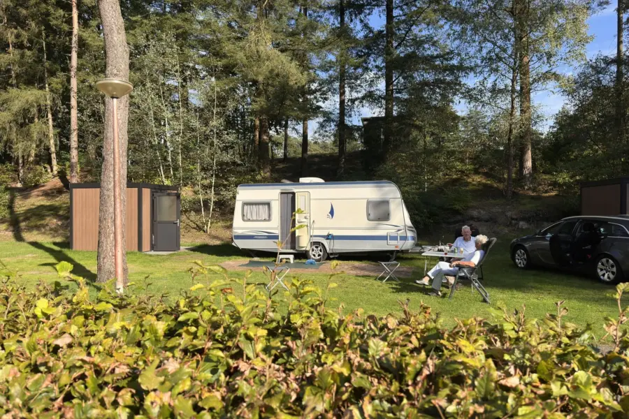 Camping Veluwe met privé sanitair vaatwasser 5
