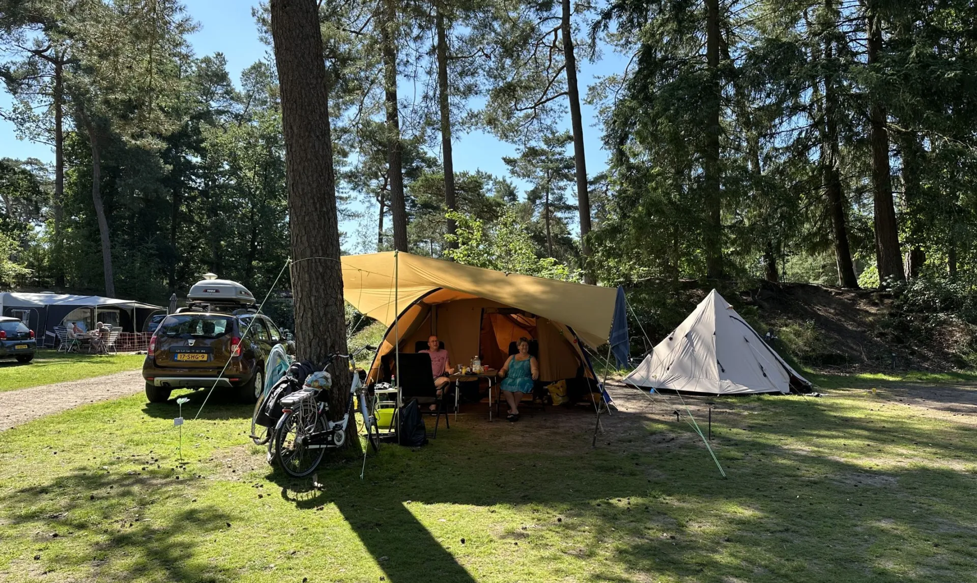 Camping Veluwe kampeerplaats Leeuwerik 1