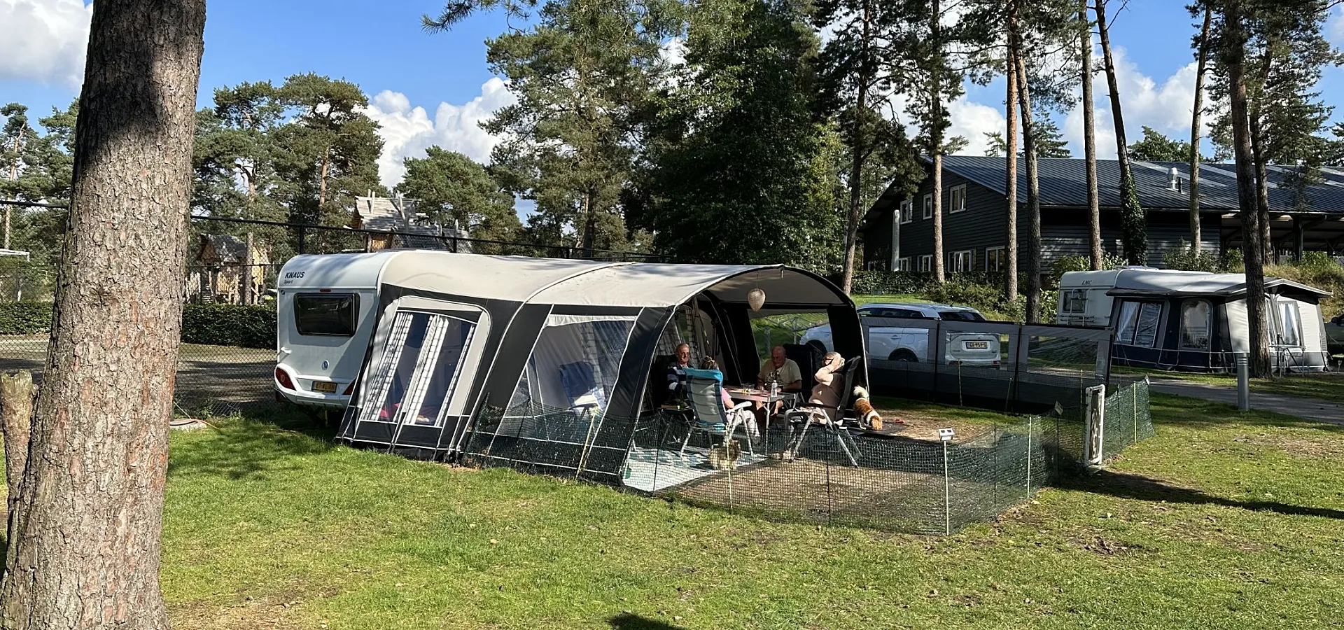 Camping met prive sanitair Veluwe en keuken 2