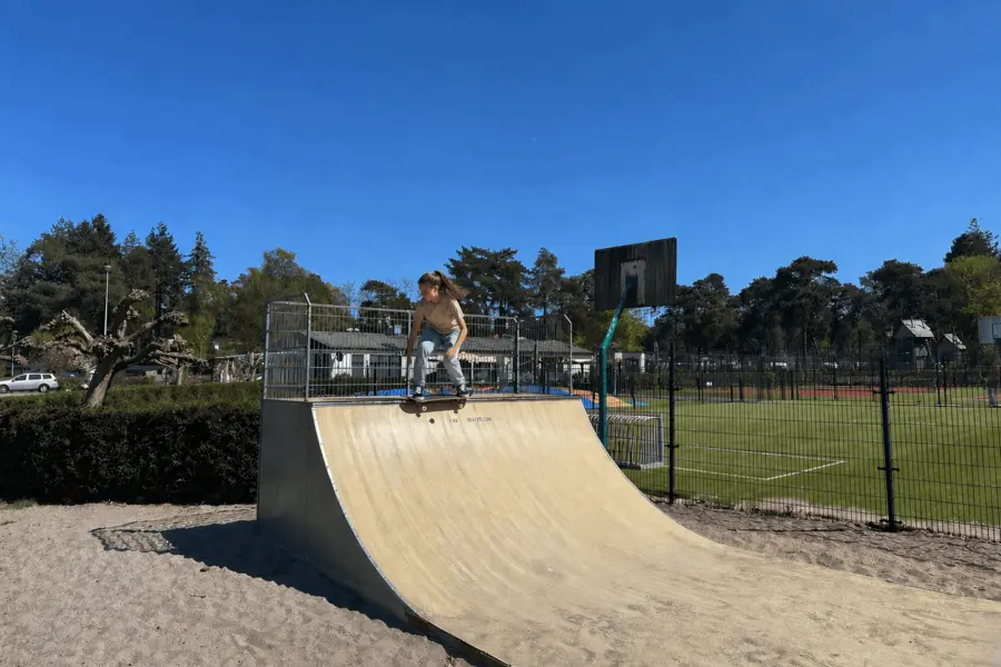 Skatebaan faciliteit Camping Veluwe