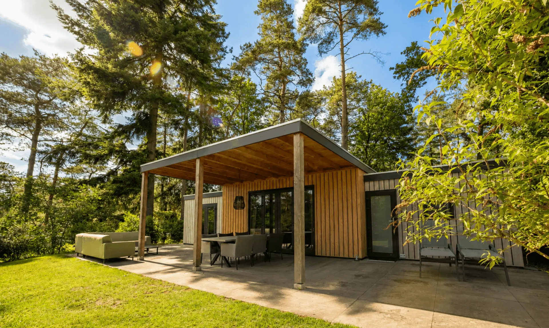 Chalet huren Veluwe Lounge 1
